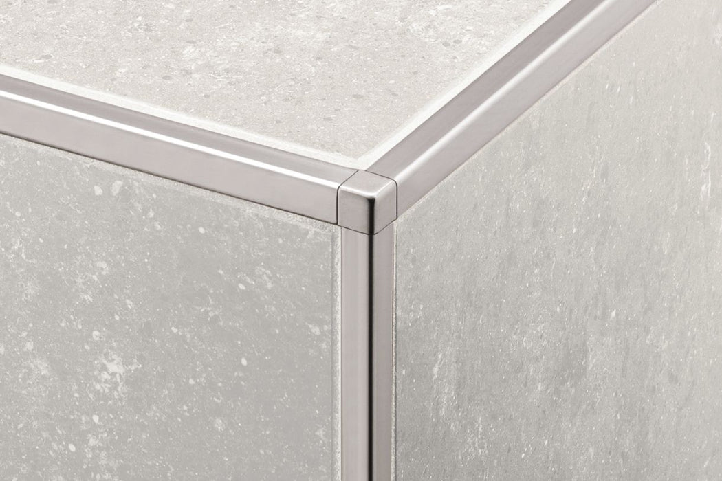 EV/Q45TSSG Stone Grey Textured Color Coated Aluminum Tile Edging Trim