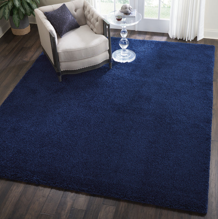 Malibu Shag Polypropylene Navy MSG01 NAVY