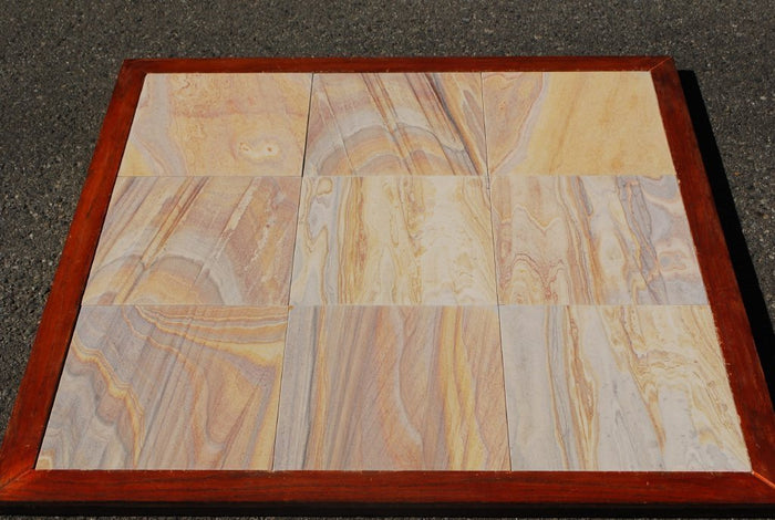 Rainbow Sandstone Tile - 12" x 12" x 3/8" Honed
