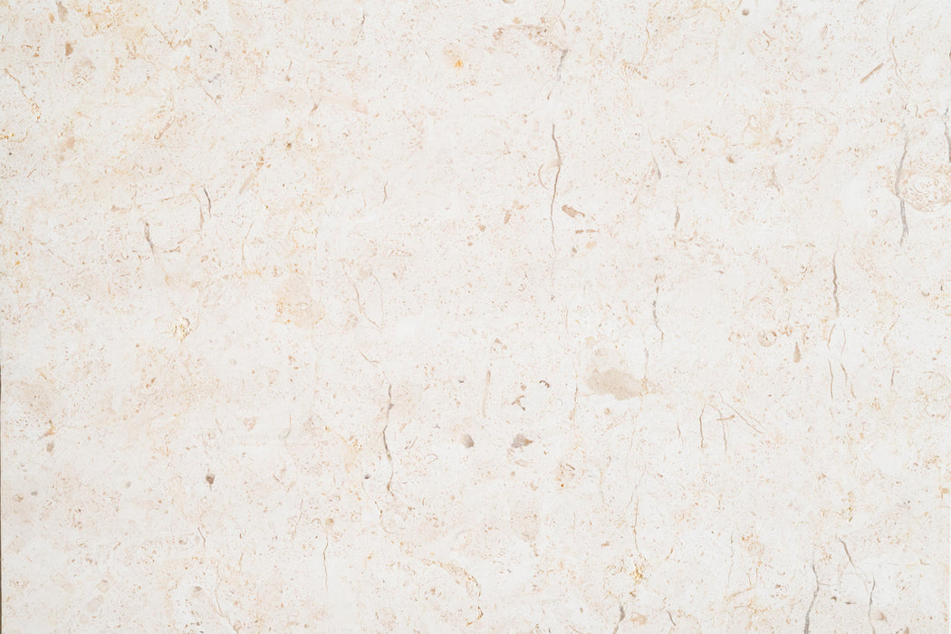 Ramon Bone Limestone Tile - 16" x 16" x 1/2" Honed