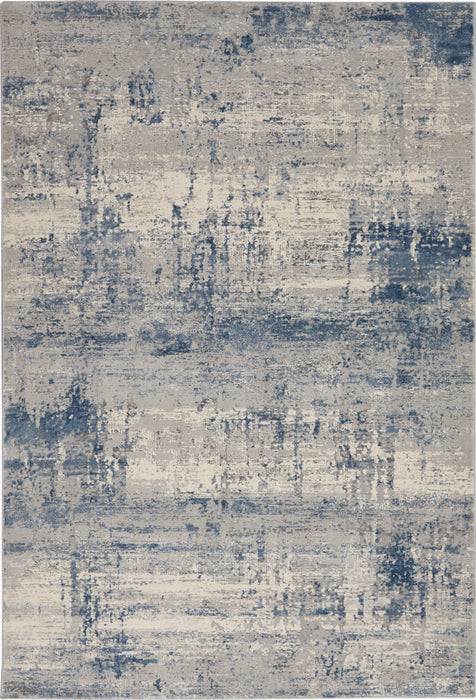 Rustic Textures Ivory Blue IVBLU