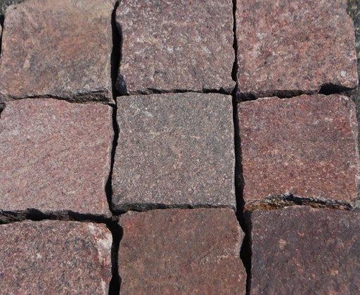 Red Mix Porphyry Paver - 12" x Random Widths x 1 3/4" - 2 1/4" Natural Cleft Face & Back
