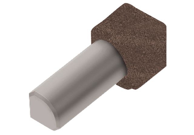 Schluter Systems Rondec Bronze Color Coated Aluminum Metal 90 Degree ...