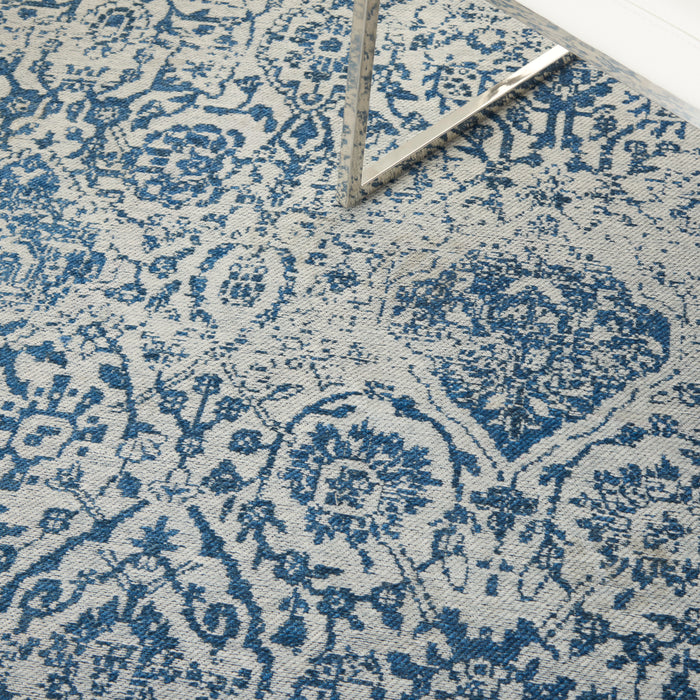 Damask Blue BLUE Polyester DAS06