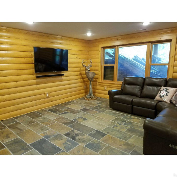 Rustic Gold Slate SRUSGLD1212G-C