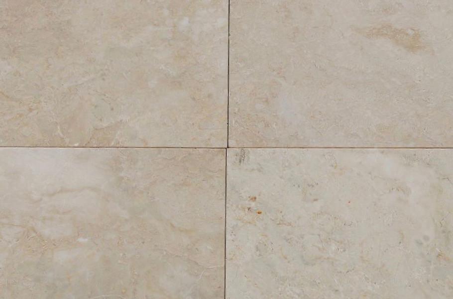 Sahara Beige Marble Tile - 18" x 18" x 3/8" Honed