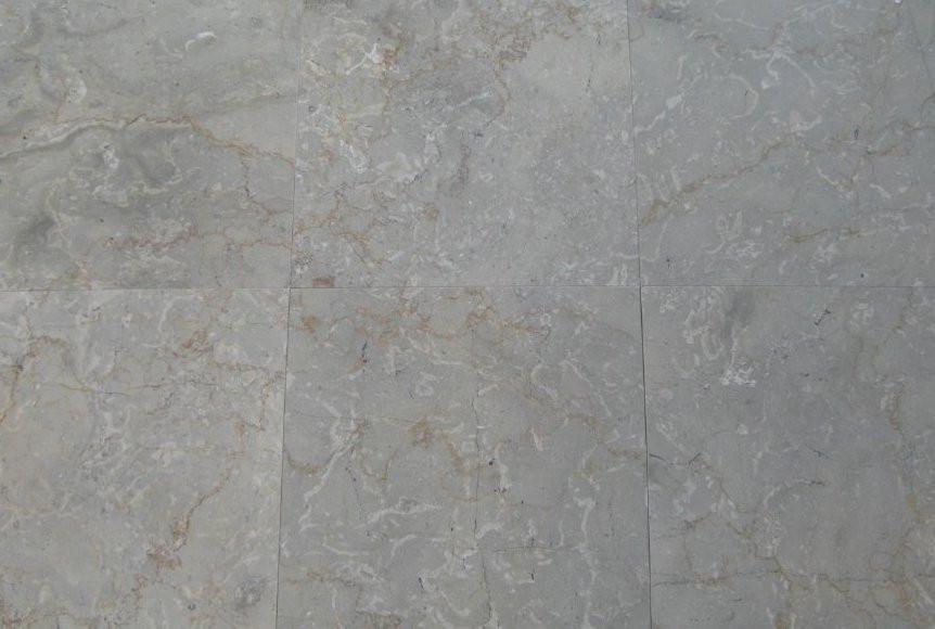 Full Tile Sample - Sahara Gray Marble Tile - 12" x 12" x 3/8" Polished