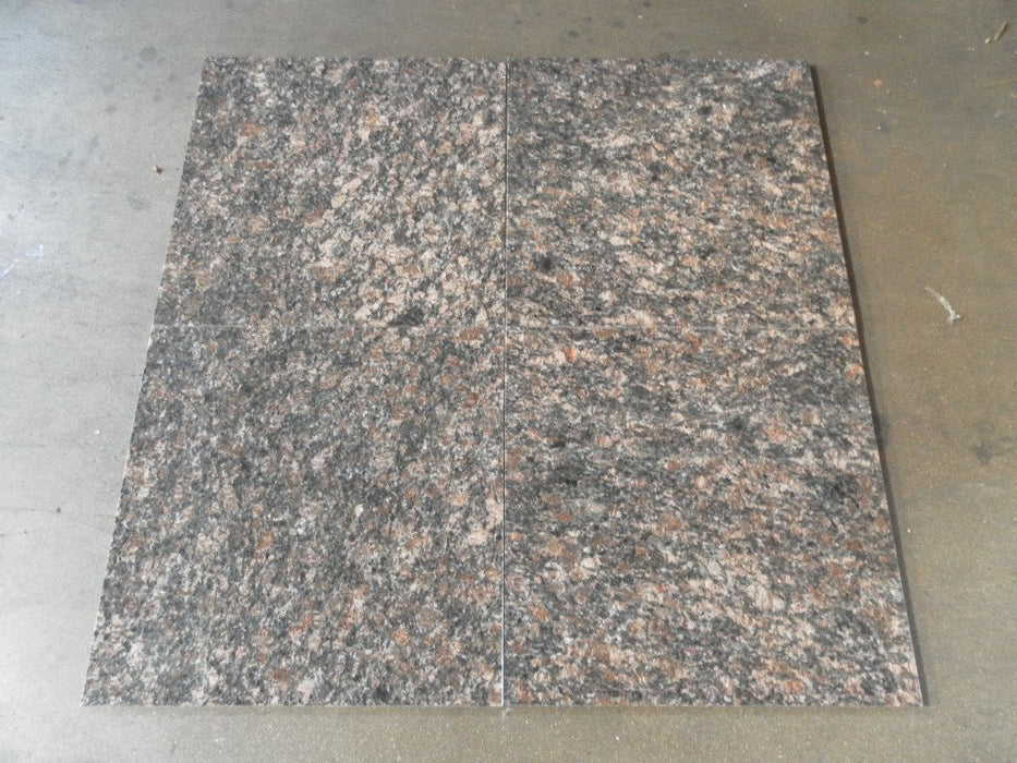 Sapphire Brown Granite Tile - 18" x 18" x 1/2"