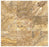 Scabos Cross Cut Filled & Honed Travertine Tile - 12" x 12" x 3/8"