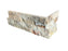 Scabos Split Face Travertine Ledgestone Corner - 6" x 18" x 3/4"