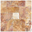 Scabos Chiseled & Brushed Travertine Versailles Pattern