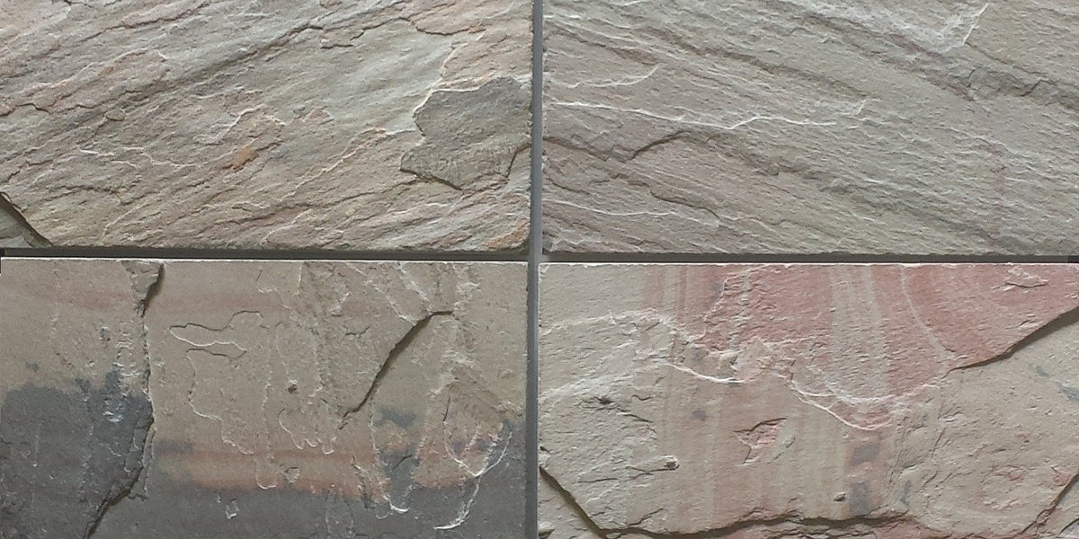 Select Pink Slate Tile Natural Cleft Face & Back | Stone & Tile Shoppe