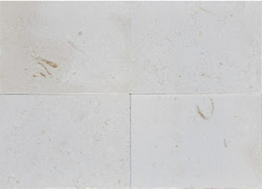 Full Tile Sample - Shell Beige Limestone Tile - 16" x 24" x 1.2 CM Chiseled & Brushed