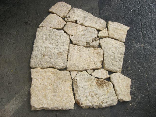 Shell Stone Shellstone Flagstone - Random Sizes x 1/2" 