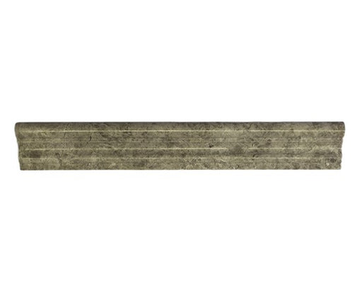 Silver Sky Polished Marble Liner - 2" x 12" Crown (Mercer) Molding