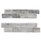 Titanium Split Face Travertine Ledger Panel - 6" x 24"