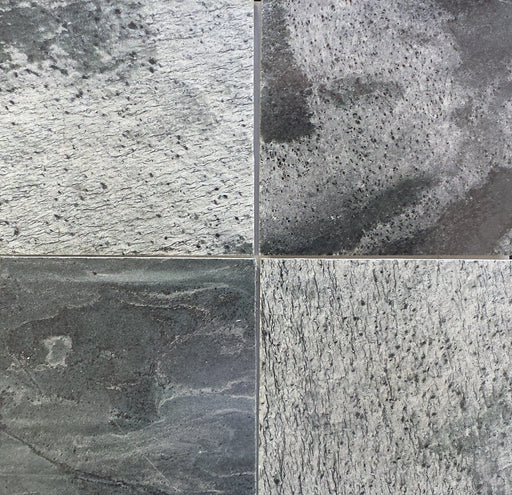 Full Tile Sample - Silver Shine Slate Tile - 16" x 16" x 1/2" Polished