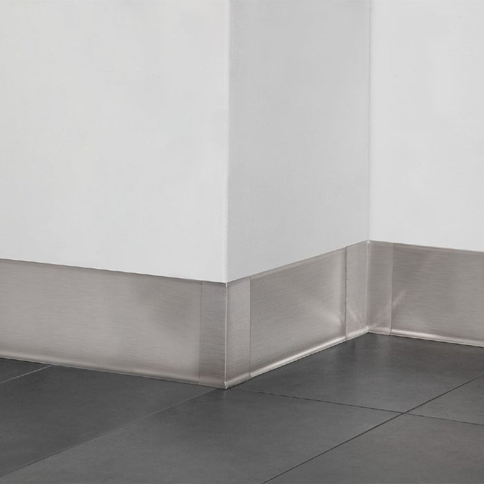 DBSL110EB Brushed Stainless Steel Metal Tile Edging Trim