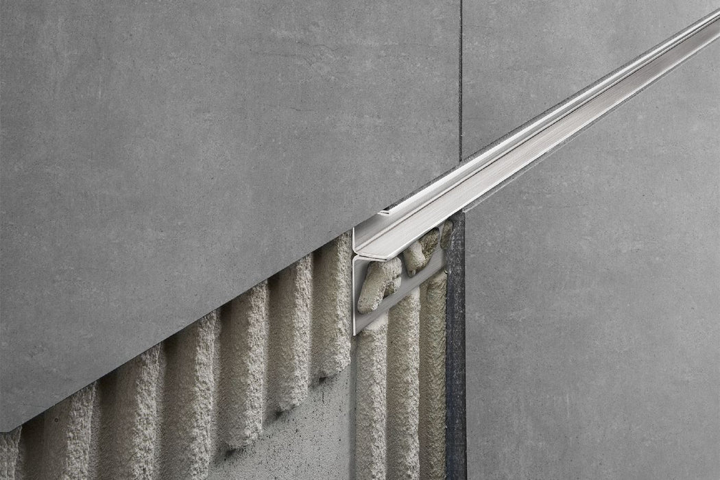 SG80ACB12 Bright Chrome Anodized Aluminum Tile Edging Trim