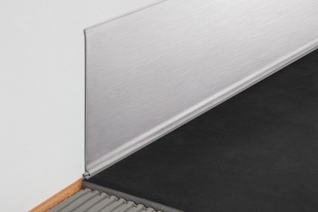 I90/DBSL110EB Brushed Stainless Steel Tile Edging Trim