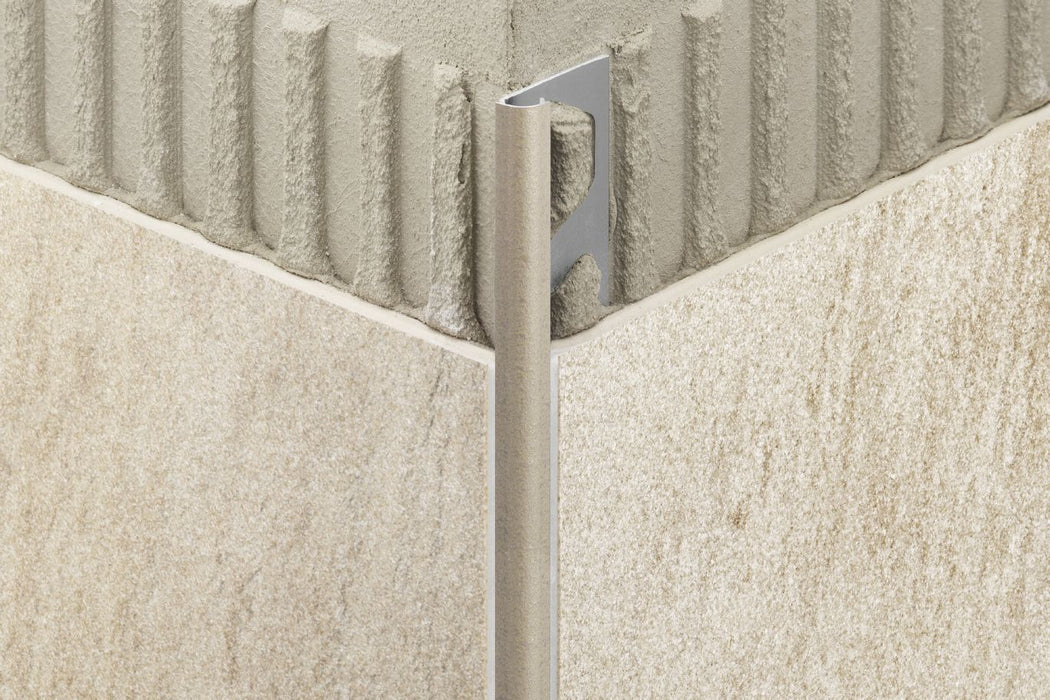 I2S/RO80EB/V2A Brushed Stainless Steel Tile Edging Trim