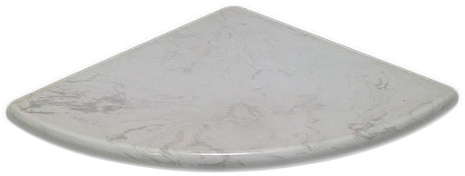Super Statuary Polished Marble Corner Shelf - 9" x 9"