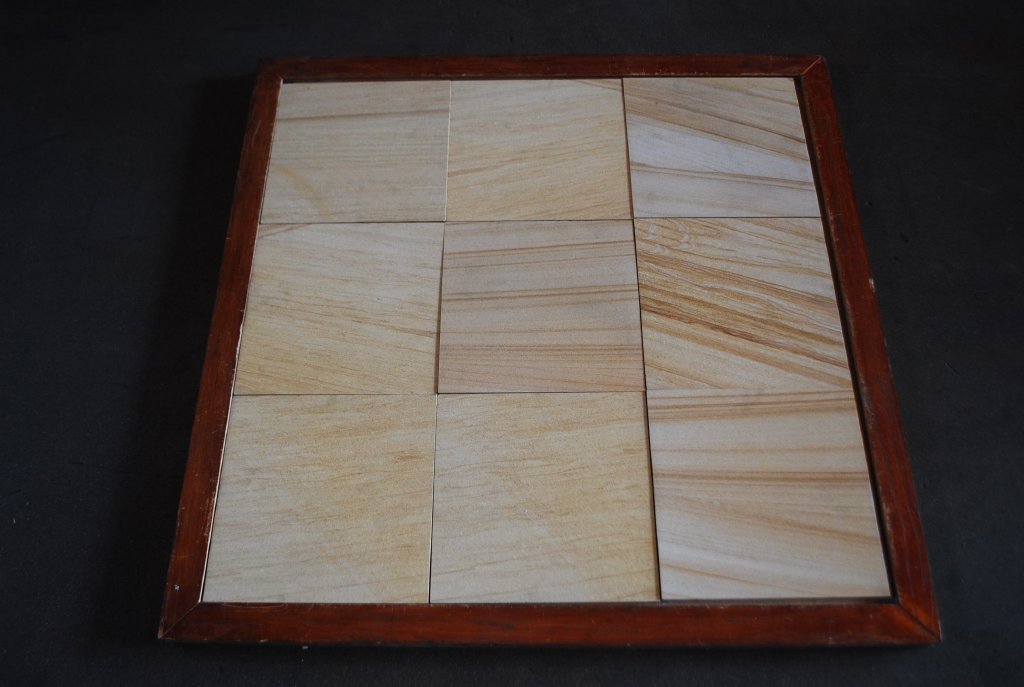 Teakwood Sandstone Tile - 12" x 12" Honed