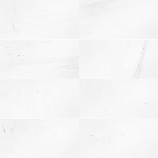 Thassos White Classic Marble Tile - Honed