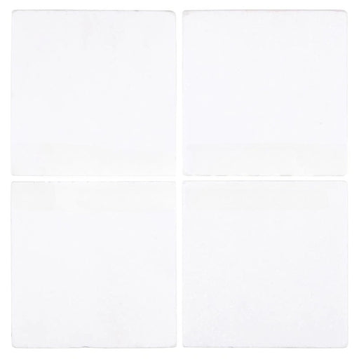 Thassos White Extra Marble Tile - 6" x 6" x 3/8" Tumbled