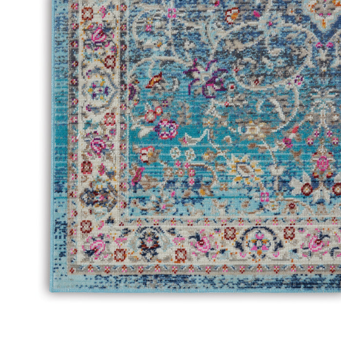 Vintage Kashan Blue BLUE Polypropylene