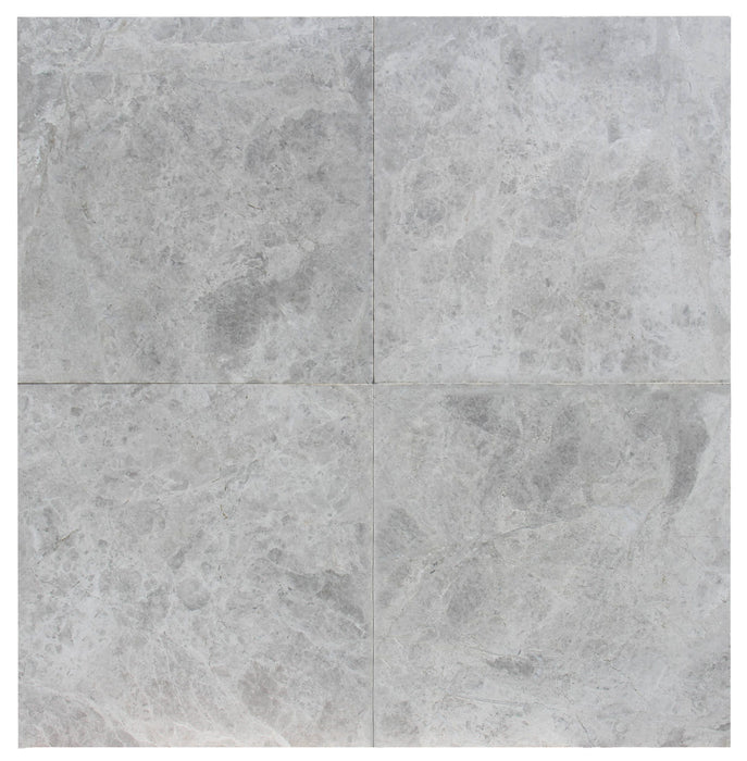 Tundra Gray Honed Marble Tile - 12" x 12" x 3/8"