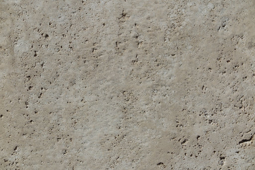 Full Tile Sample - Turco Classico Cross Cut Travertine Tile - 18" x 18" x 1/2" Chiseled & Brushed