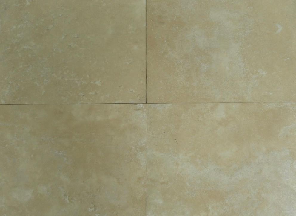 Full Tile Sample - Turco Classico Vein Cut Travertine Tile - 24" x 24" x 3/4" Honed