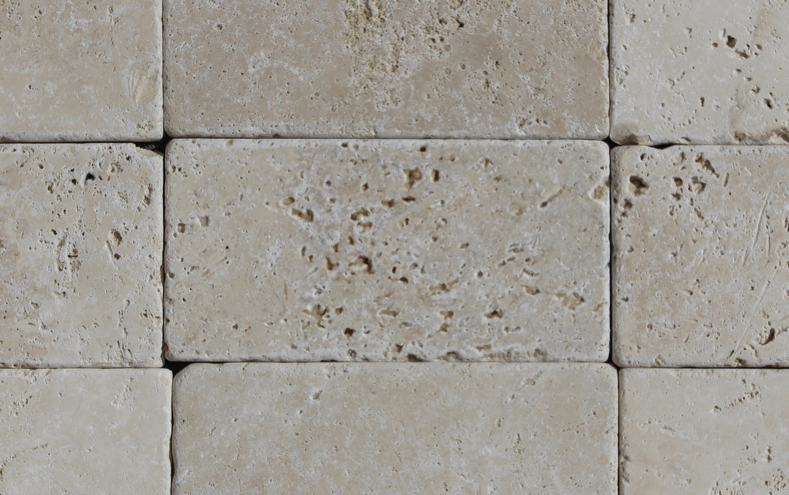 Full Tile Sample - Turco Classico Cross Cut Travertine Tile - 3" x 6" x 3/8" Tumbled