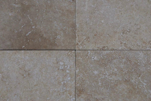 Turco Classico Cross Cut Commercial Travertine Tile - 12" x 12" x 3/8" Honed