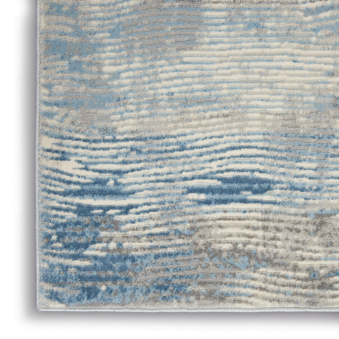 Solace Ivory / Grey / Blue IVGBL Synthetic Fibers