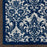 Damask Ivory/Navy Polyester IVNAV