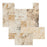 Valencia Chiseled & Brushed Travertine Versailles Pattern