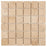 Walnut Travertine Mosaic - 2" x 2" Tumbled