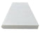 White Sandblasted & Brushed Marble Modern Coping - 12" x 24"