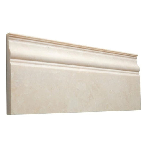 White Pearl Marble Baseboard - 4 3/4" x 12"