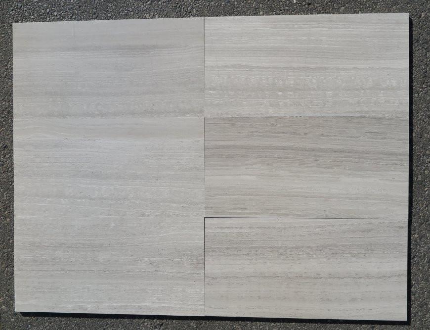 White Wood Marble Tile - 6" x 36" x 5/8"