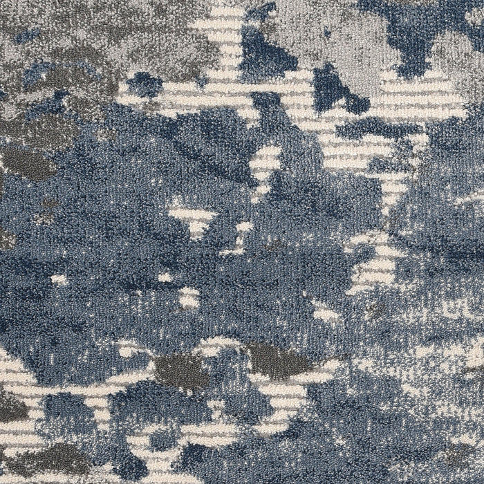 Rustic Textures Grey / Blue GRYBL RUS08