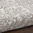 Damask Polyester IVGRY Ivory/Grey