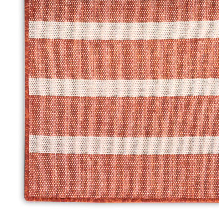 Positano Terracotta Ivory TERIV Polypropylene & Polyester