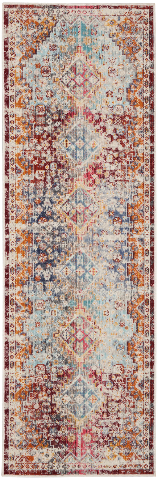 Vintage Kashan Multicolor MULTI