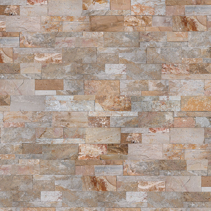 XL Rockmount Stacked Stone Panel Golden White LPNLQGLDWHI924