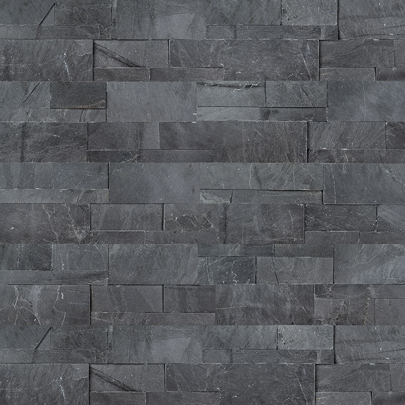 XL Rockmount Stacked Stone Panel Premium Black LPNLSPREBLK924