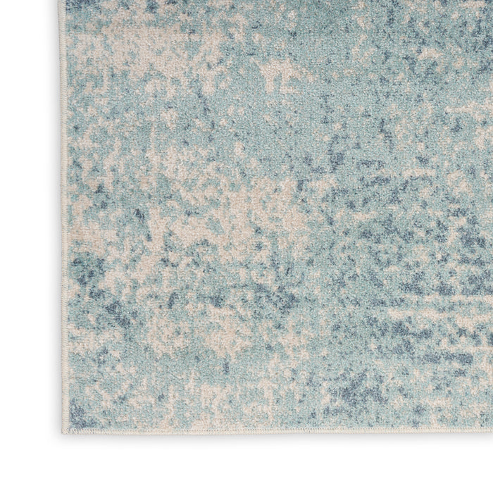 Astra Machine Washable Blue Ivory BLUIV Polyester