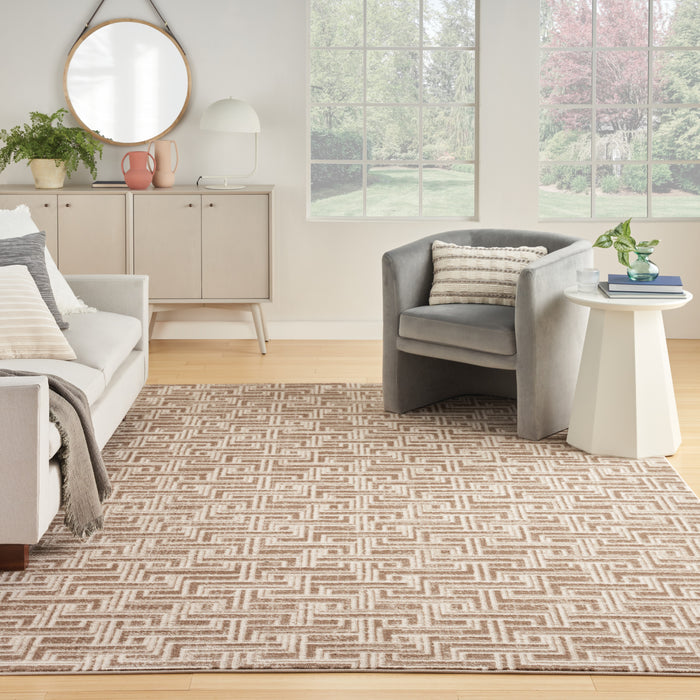 Serenity Home Synthetic Fibers MOCIV Mocha Ivory SRH04